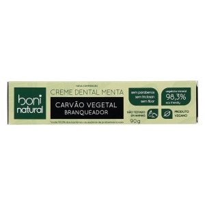 CREME DENTAL BONI MENTA E CARVAO VEGETAL 90G